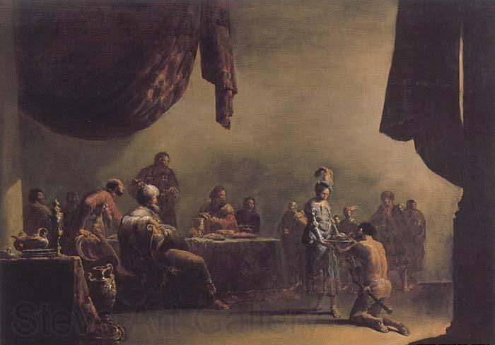 BRAMER, Leonaert Salome Presented with the Head of St John the Baptist France oil painting art